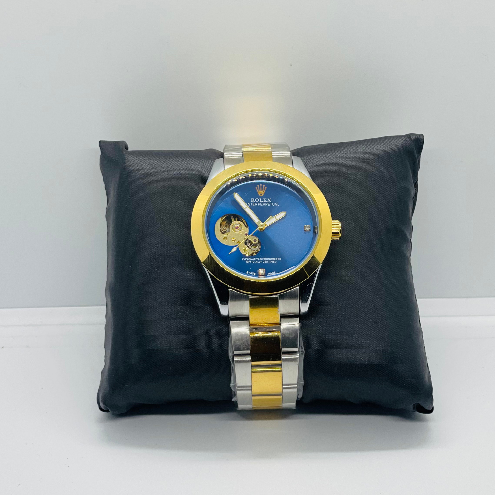 Two Tone Automatic Eagle Eye Watch