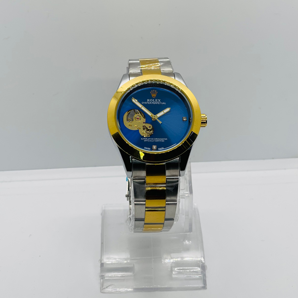 Two Tone Automatic Eagle Eye Watch