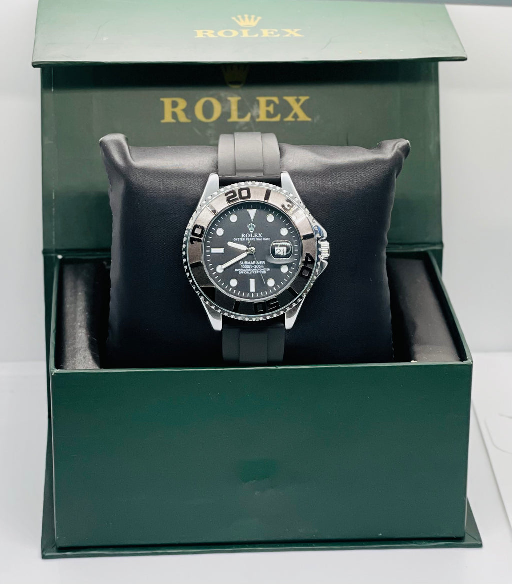 RLX Submariner Black Silver Dial