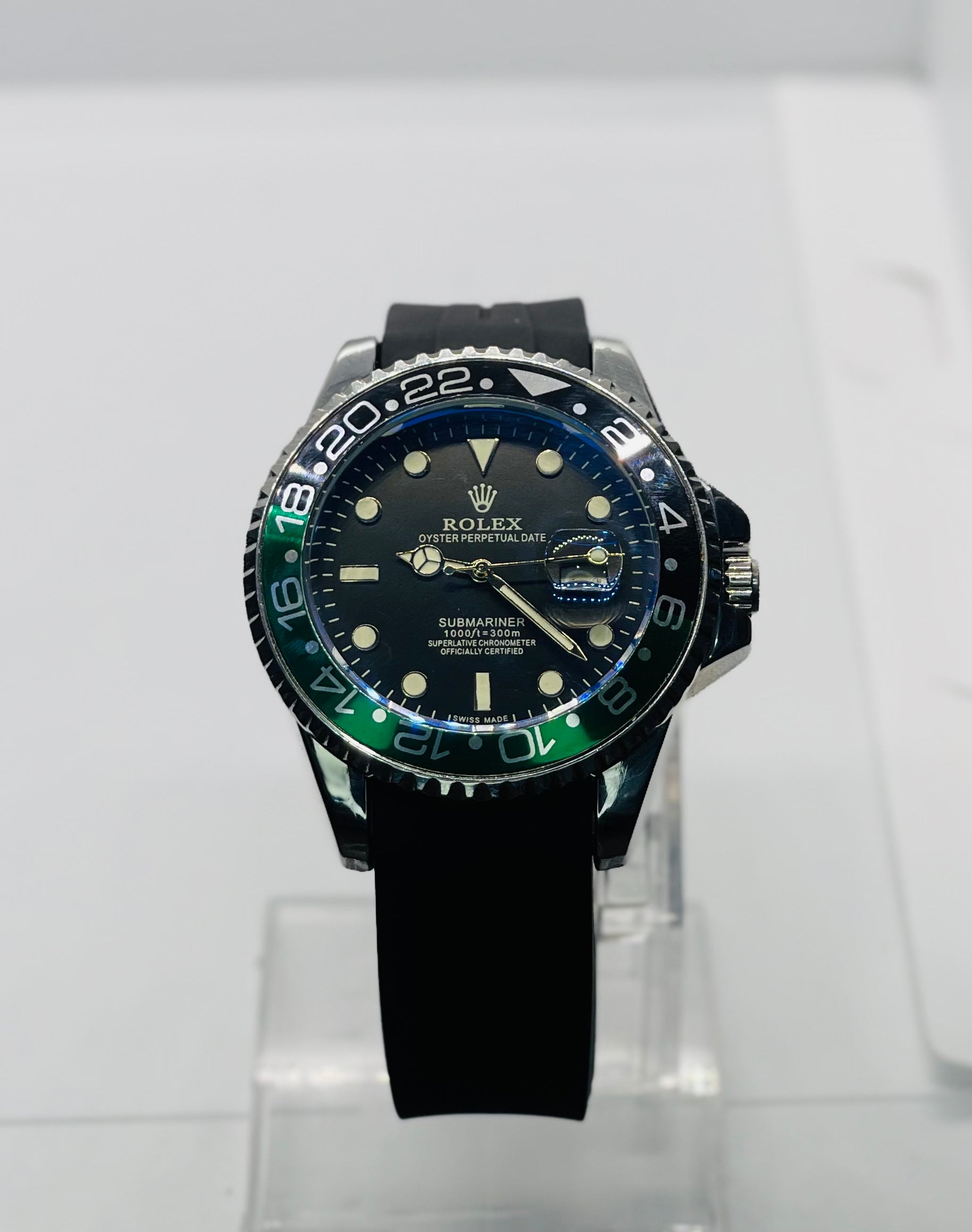 Rolex Black Green Water Resistance