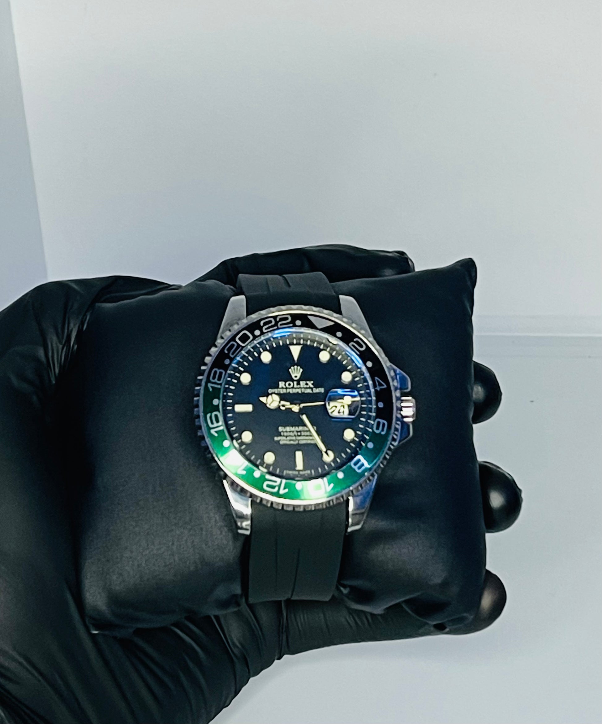 Rolex Black Green Water Resistance