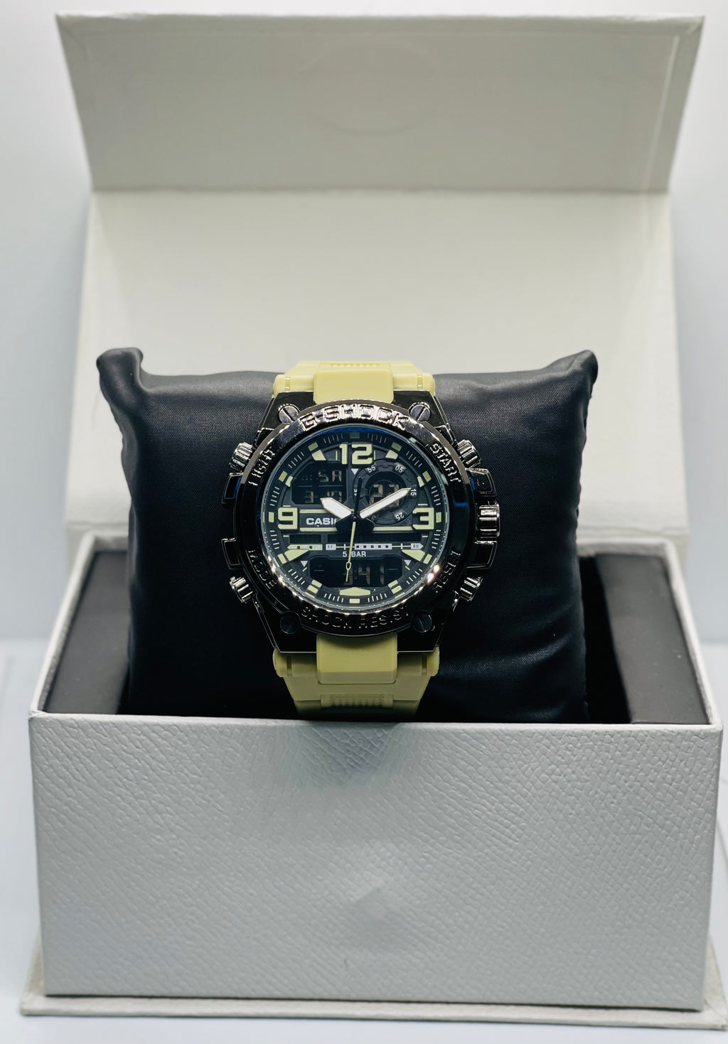 G-Shock GSTW-300 Metal Body Beige Sports Watch