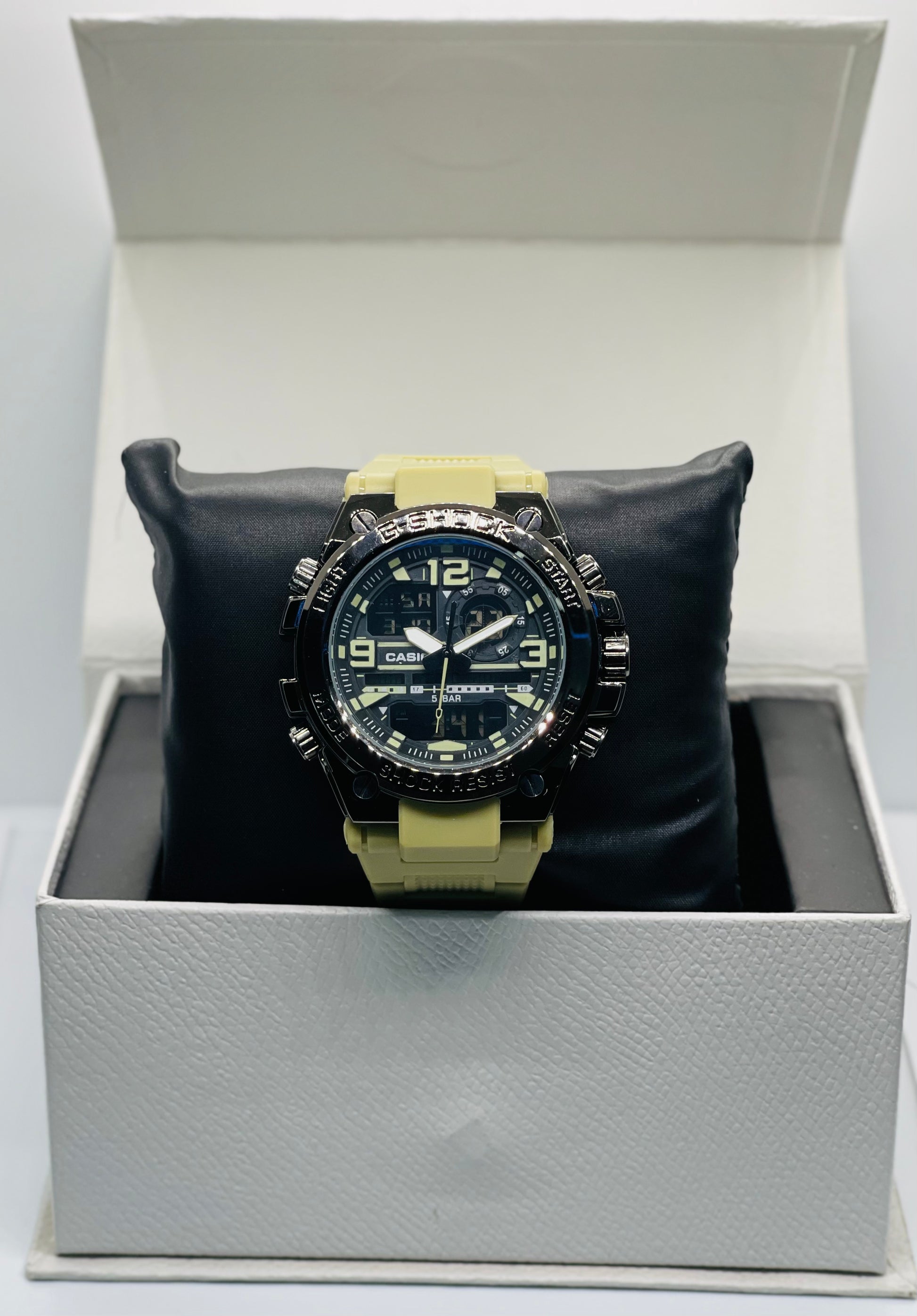 G-Shock GSTW-300 Metal Body Beige Sports Watch