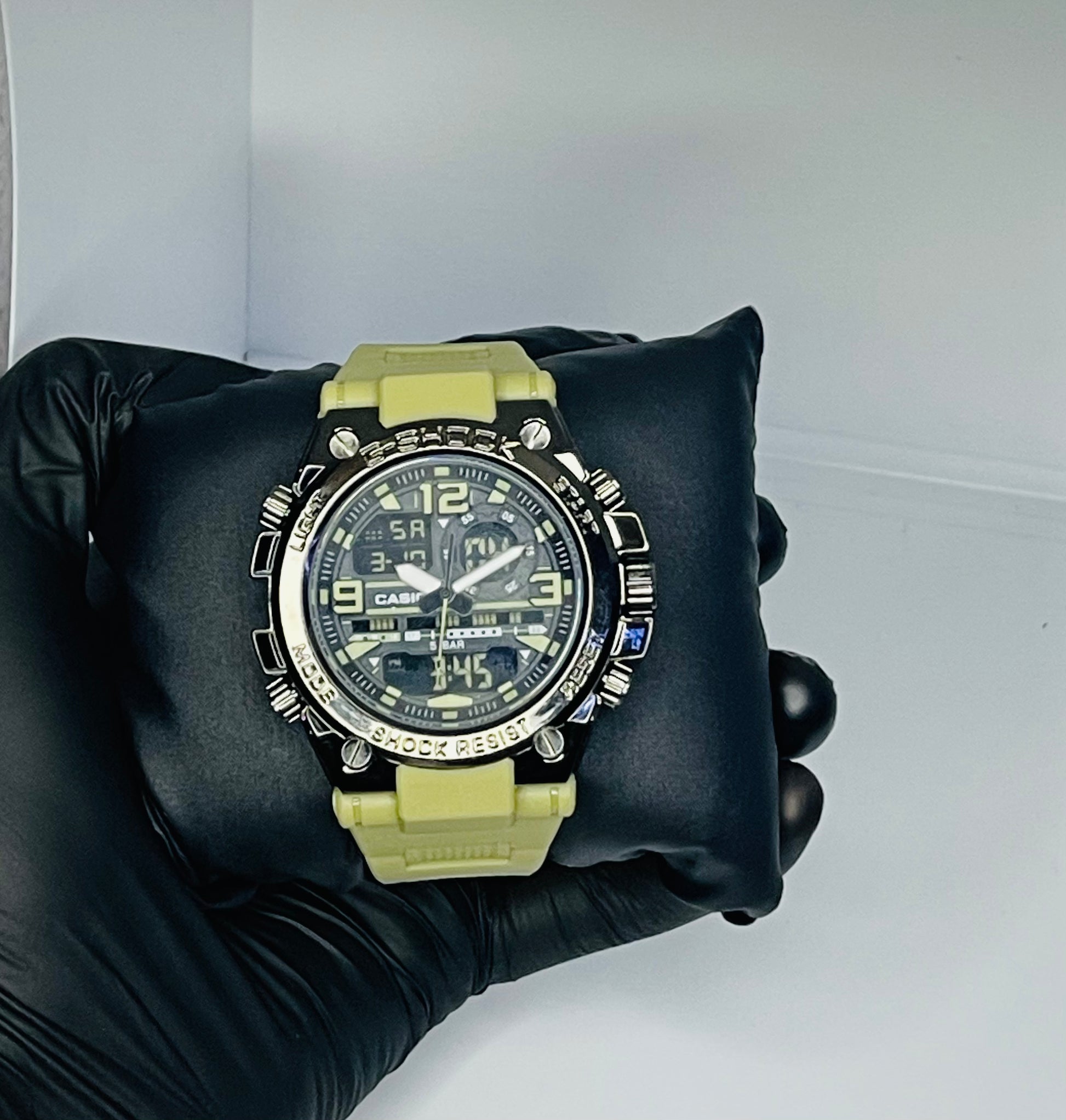 G-Shock GSTW-300 Metal Body Beige Sports Watch