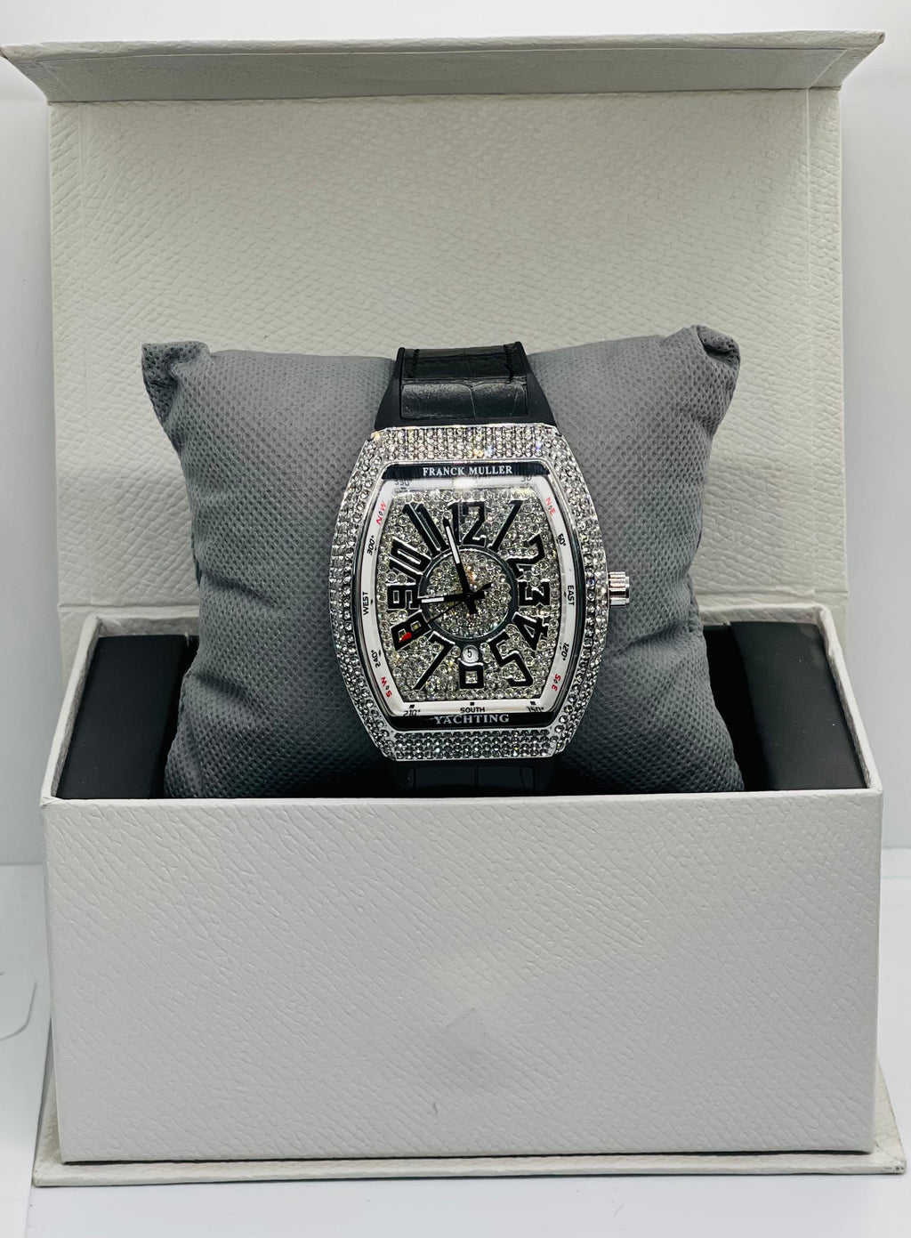 Franck Muller Silver Stone Watch