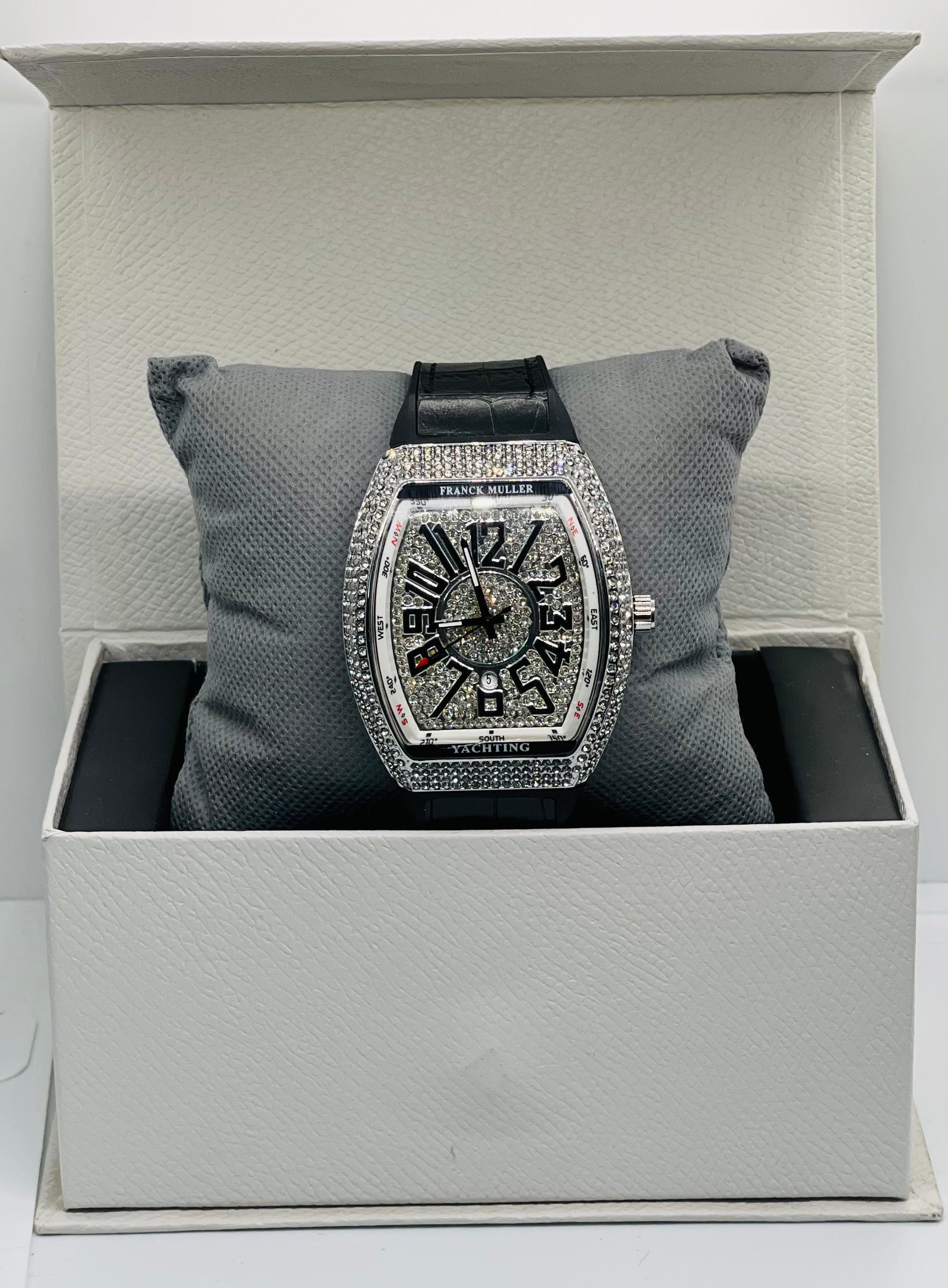 Franck Muller Silver Stone Watch