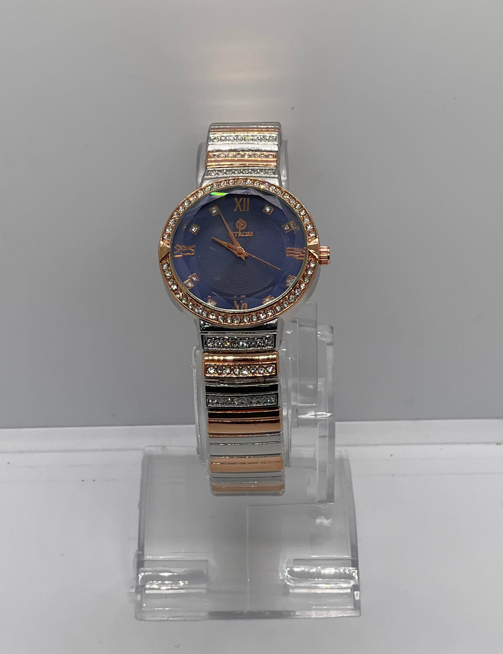 Fitcross Royal Blue Rose-Gold Crystal Edition – Women’s Watch