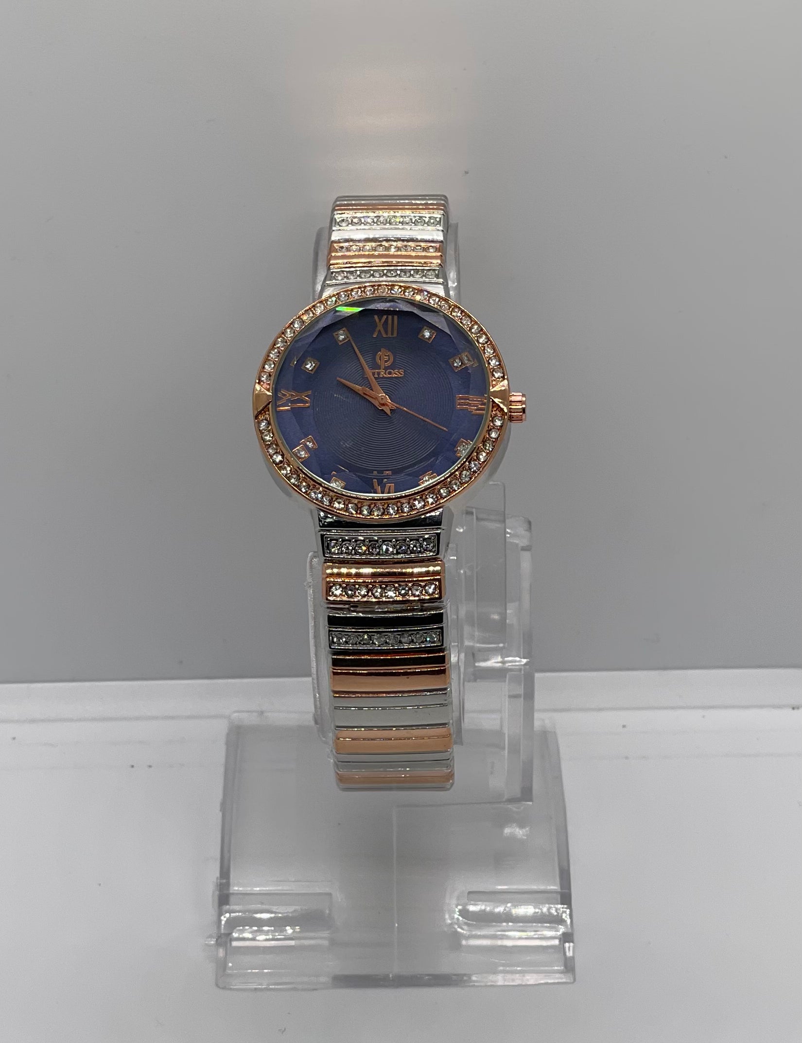Fitcross Royal Blue Rose-Gold Crystal Edition – Women’s Watch