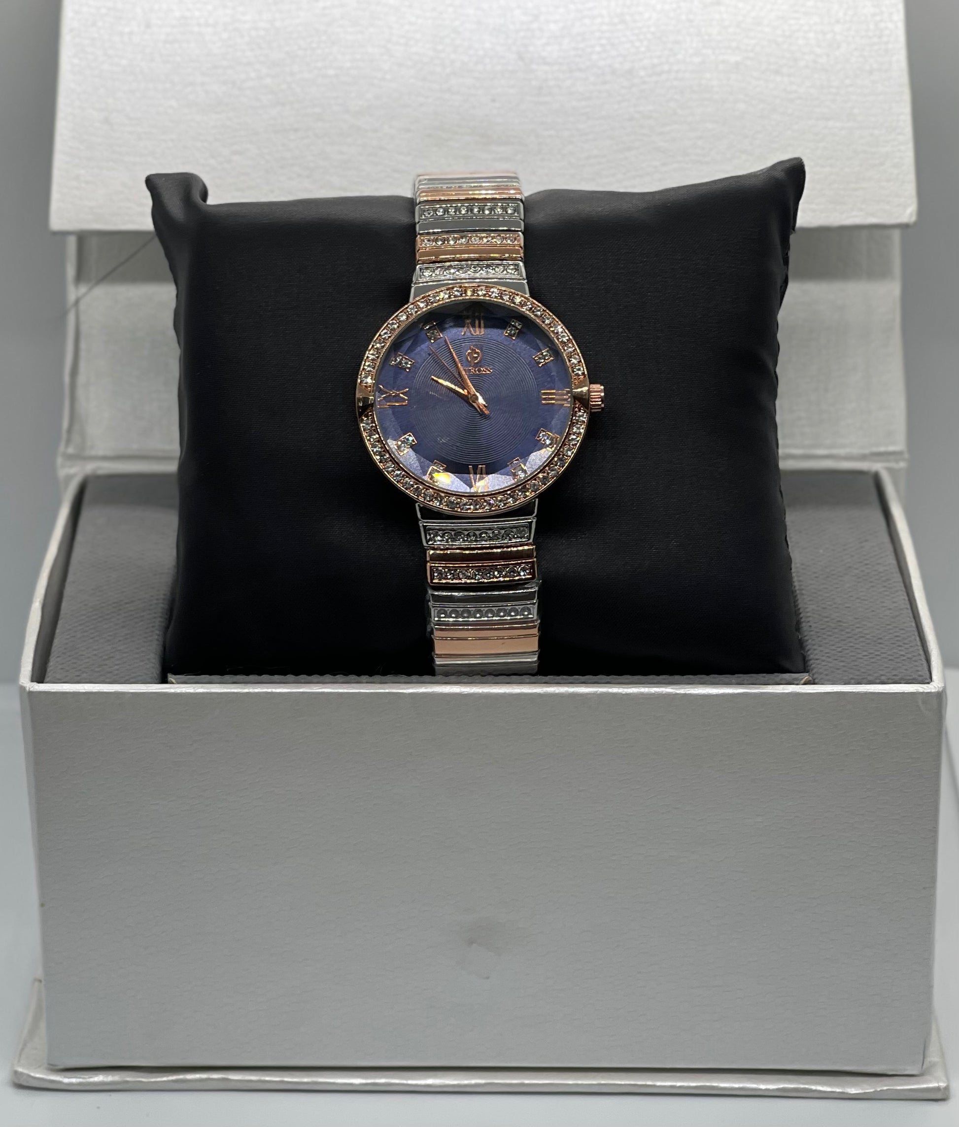 Fitcross Royal Blue Rose-Gold Crystal Edition – Women’s Watch