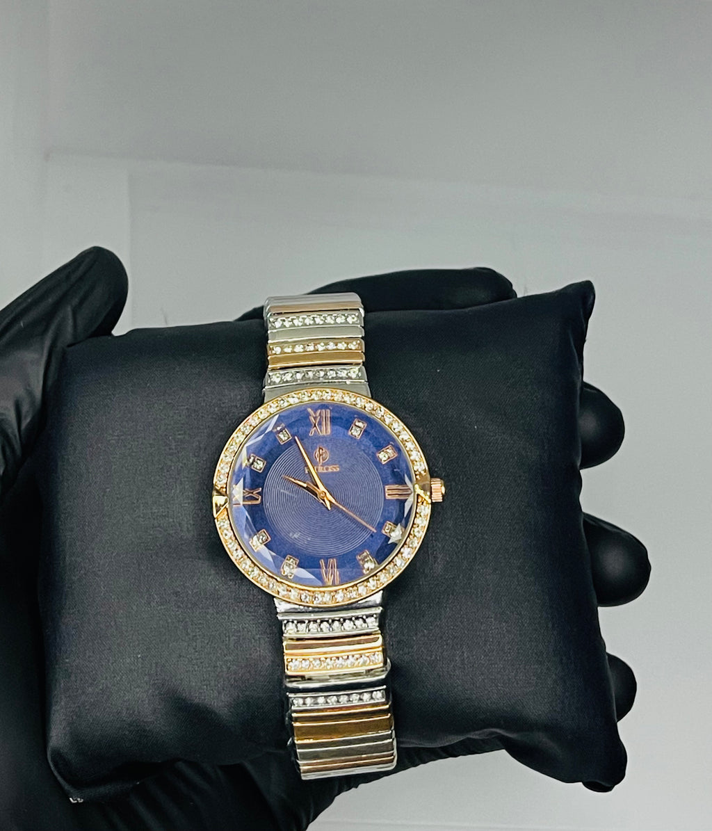 Fitcross Royal Blue Rose-Gold Crystal Edition – Women’s Watch
